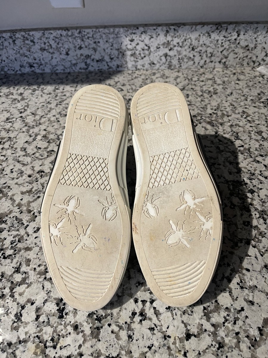Dior High Top White Black Oblique Canvas | eBay