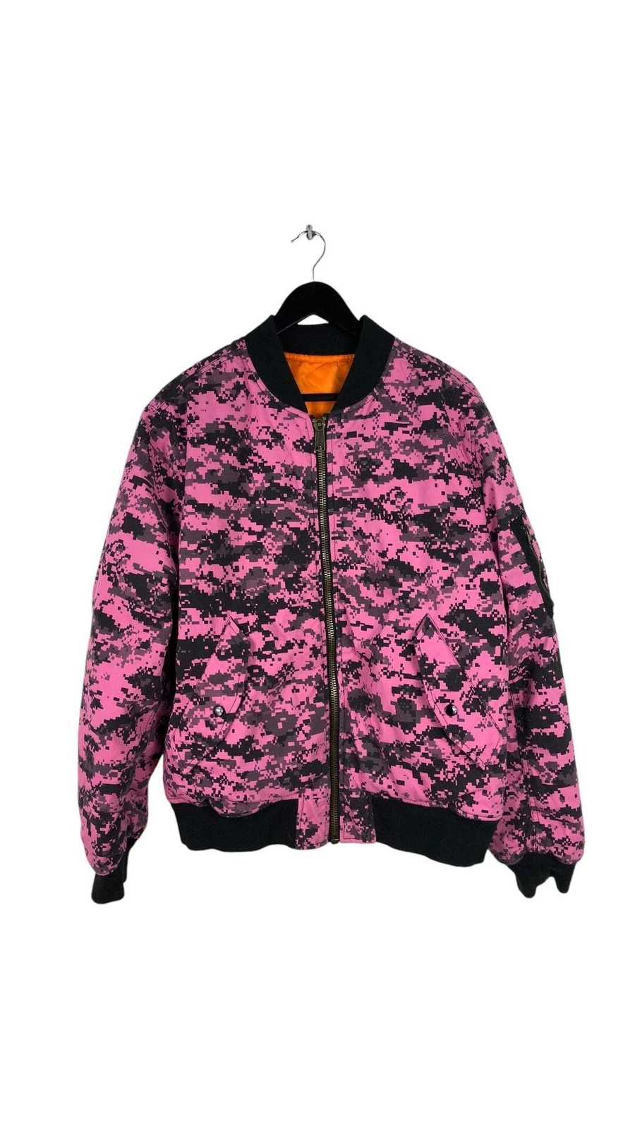 Veste réversible rose/orange Supreme Digi Camo MA 1 taille L