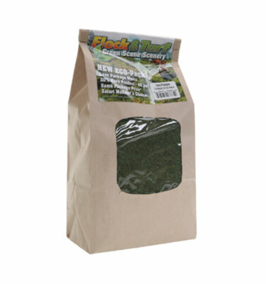 Scenic Express ~ Flock & Turf Ground Cover ~ Farm Pasture Blend 48oz ~ 886E