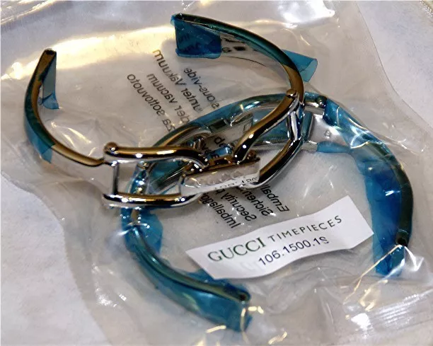 Bracelet de remplacement Gucci neuf dans sa boîte   1500 L SS   Petit