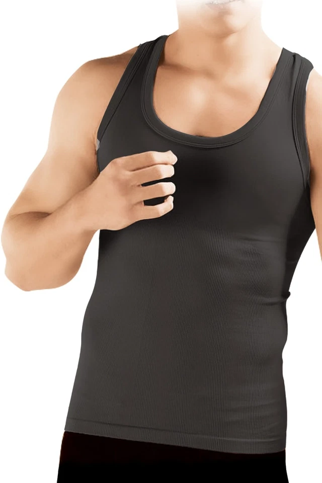 Herren Bauchweg Korsett Mieder Body  Unterhemd  Shaper Corset K-22 - Bild 3 von 3