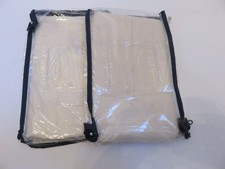 2 Ralph Lauren Ajour Percale Hemstitched Cream Standard shams High End Line