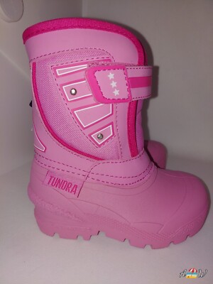 Tundra Oregon Toddler Winter Boots Sz 7 NWT RATED -22F/-30C pink