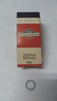 Briggs & Stratton 222014 Washer-Float Bowl