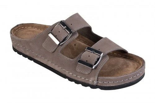 Leather Sandals With Memory Foam