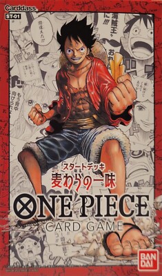 One Piece TCG Card Game Luffy Straw Hat Crew Starter Deck ST-01