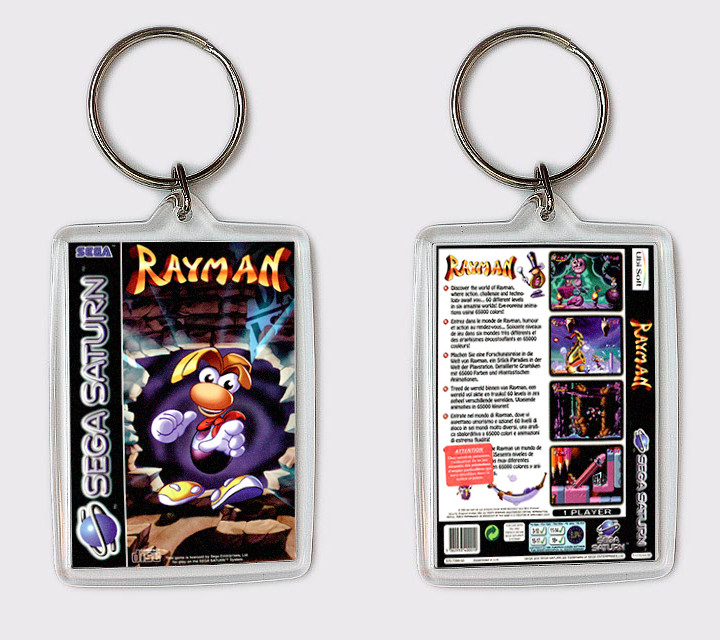 Porte-Clés Rayman Sega Saturn Porte-Clé