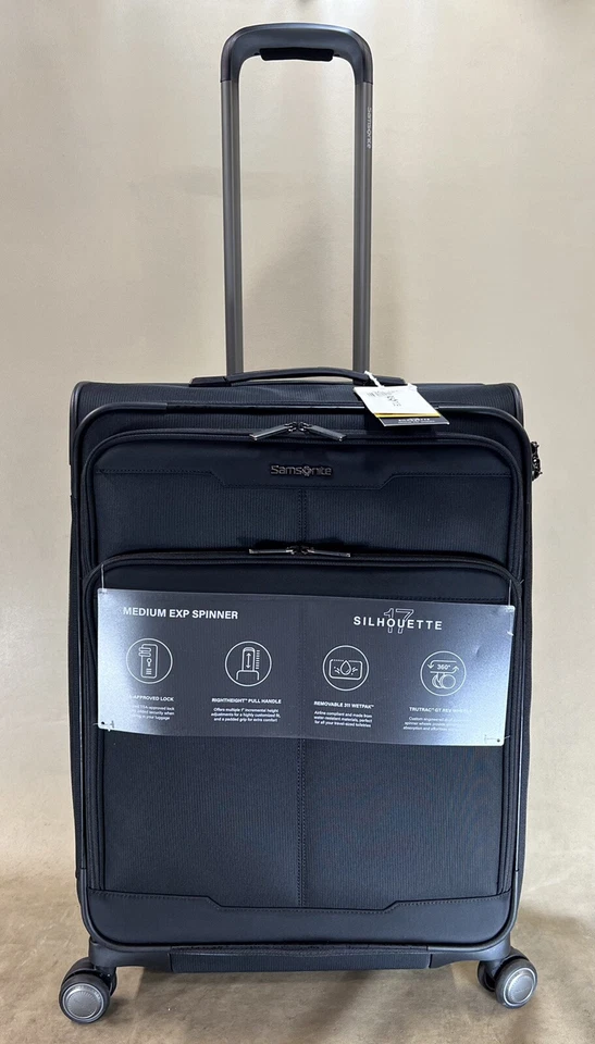 "Maleta giratoria Samsonite Silhouette 17 25"" mediana expandible lado blando" Foto 2 de 4