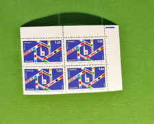 France 1979 Y&T n° 2050 ELECTIONS EUROPEENNES BLOC DE 4 TTB