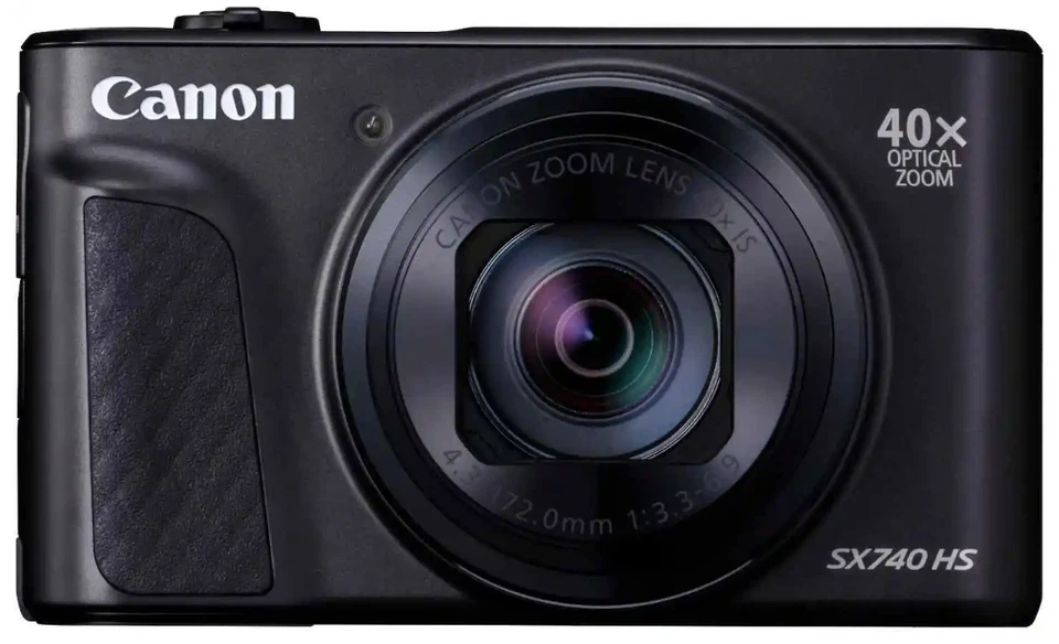 *IN STOCK* Canon PowerShot SX740 HS Black 20.3MP - 2 Year Canon Warranty