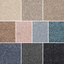 Luxury Saxony Carpet 15.5mm Polyester ONLY £9.99/m² Carpet Lounge Bedroom