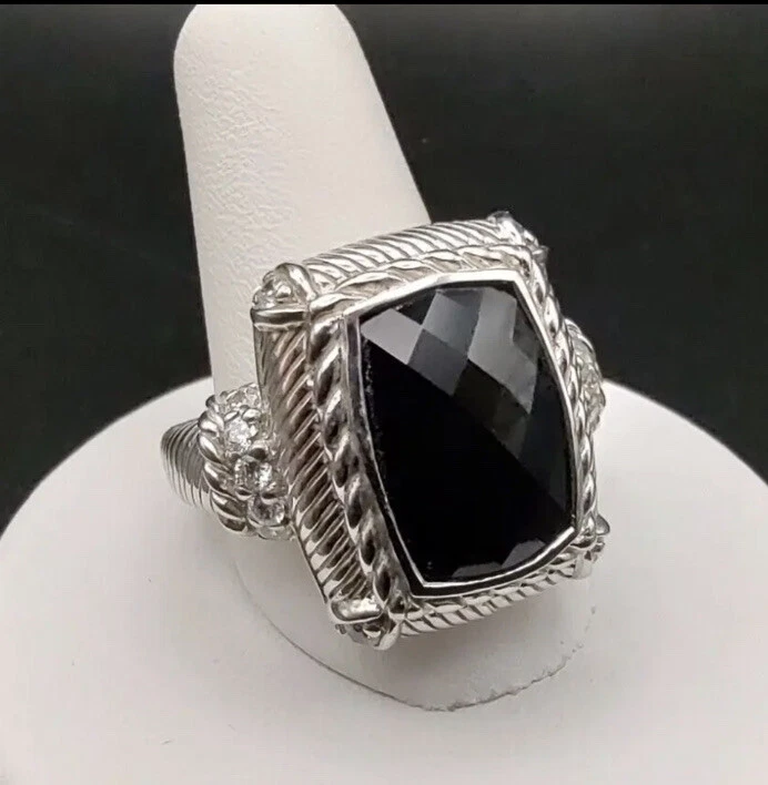 Judith ripka black onyx best sale ring