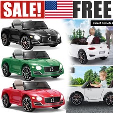LICENSED Bentley Style Kids Electric Ride On Car Toys 12V 2.4G Remote Control US