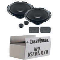 Opel Astra G + H Front - Hertz 16Cm Lautsprecher Boxen TüR Vorne NEU - Einbauset