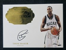 2016-17 Panini Flawless - Rookie Autographs Gold #RA-TM Thon Maker RC /10