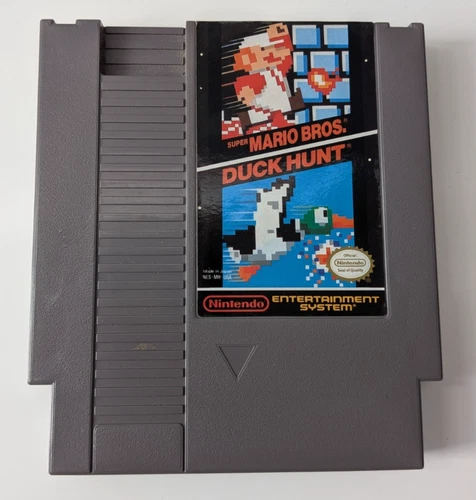 1988 SUPER MARIO BROS & DUCK HUNT COMBO •  VINTAGE NES NINTENDO VIDEO GAMES