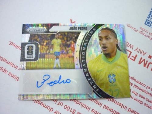 Joao Pedro 2026 Panini Prizm FIFA World Cup #II-JP International Ink Prizm Auto