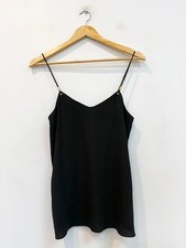 Designer TIBI Size XS 2 Black Crepe Stunning Camisole Women's Top