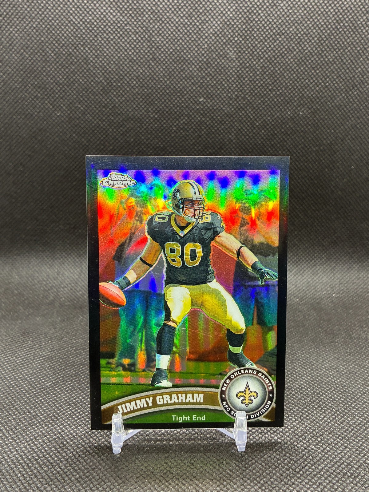 Jimmy Graham 2011 Topps Chrome #76 Black Refractor 299/299 New Orleans Saints