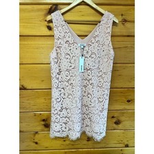 BB DAKOTA Dress Mini Feminine Fairy Sleek & Sixy Women's Lost in Lace Shift L