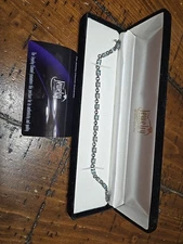 The Jewelry Channel Sterling Silver Sky Blue Topaz Bracelet 6.4mm 7.0cts