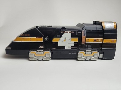 Vintage Bandai Power Rangers Lightspeed Rescue Rail Rescue 4 Train Zord Action