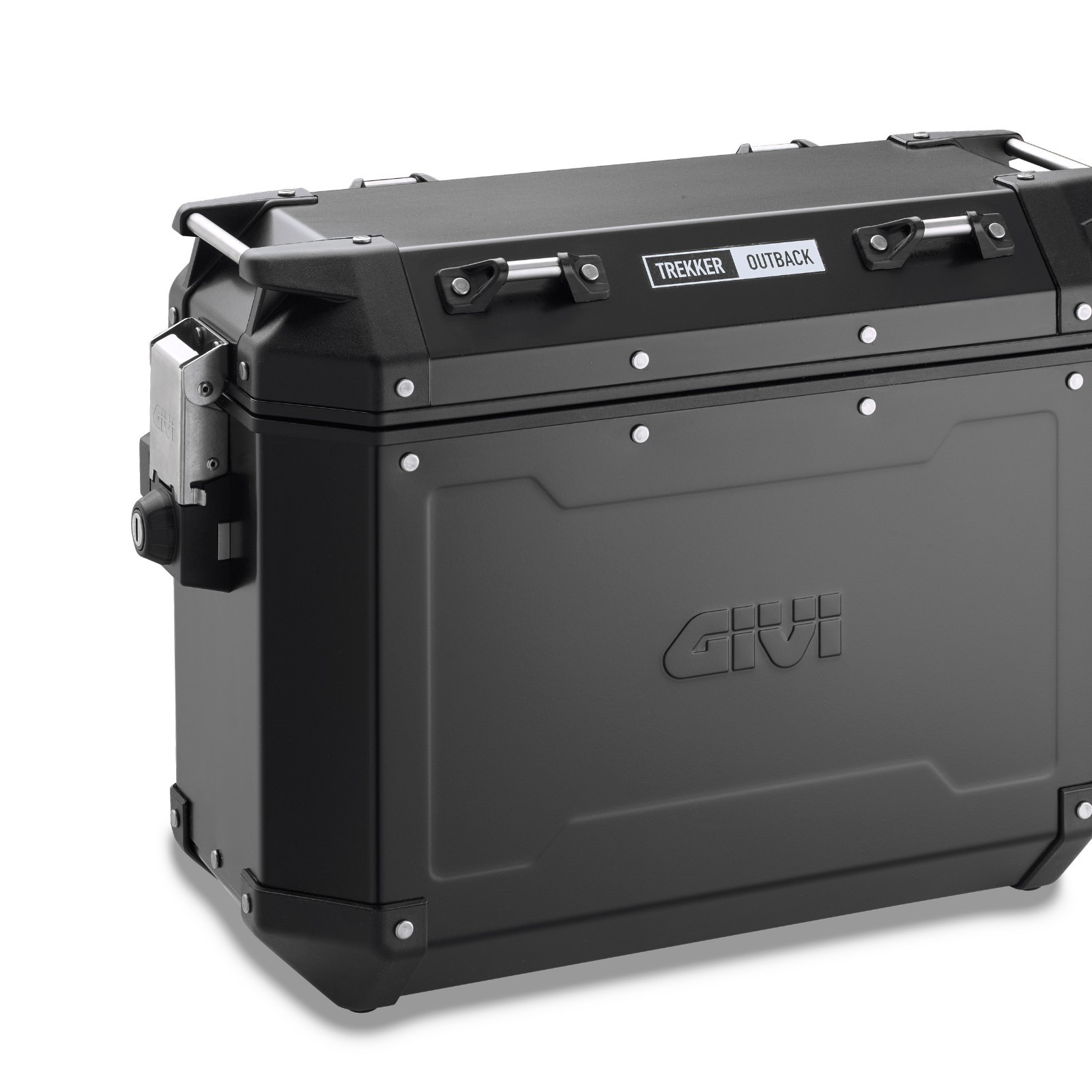 GIVI TREKKER OUTBACK 37 RIGHT SIDE OBKN37BR Pannier BLACK Aluminium