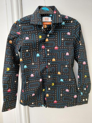 Kinder OPPO SUIT Pac Man Taylored Langarmshirt. Alter 8 Jahre 