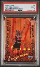 1998-99 Ultra 6 Michael Jordan Michael Jordan Exclamation Points PSA 9 - Pop 13