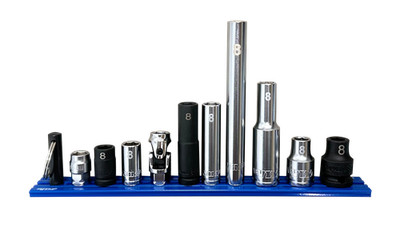 VIM Tools 8mm Socket Master Set 10 Pc (8X10)
