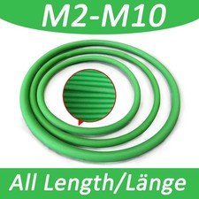 PU Green Solid Round Belt Polyurethane Close Loop Drive Belt Diameters0.08"-0.4"