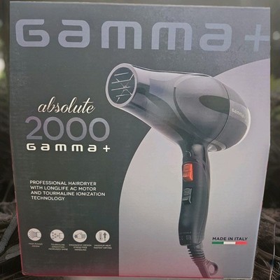 Gamma+ Absolute 2000 Professional Hair Dryer Black | GPA2000B