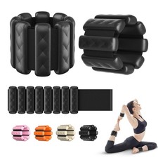 Adjustable 2 lbs Wrist and Ankle Weights for Yoga, Walking, Running, Training