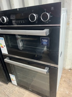 BEKO Elektro-Doppelbackofen Edelstahl -BBXDF25300X 90cm Beko Pro