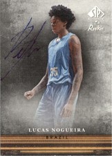 2013-14 SP Authentic Canvas Autographs #CC39 Lucas Nogueira C Auto - BSK