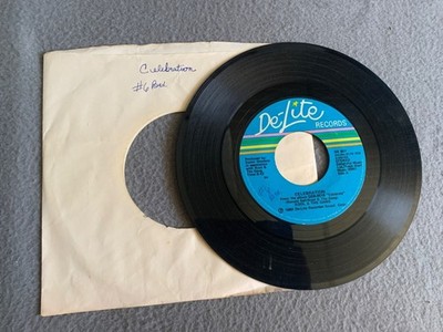 Kool & The Gang ''Celebration'' 45 RPM Vinyl Record De-Lite Records 1980 Single
