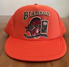Deadstock Vintage Branson Missouri Trucker Hat Snapback Mesh 1980s Unworn Adult