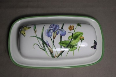 1 STUDIO NOVA Butter Dish In The Garden Bloom Pattern
