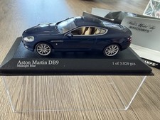 Minichamps 1/43 Aston Martin DB9 Midnight Blue Diecast Scale Model Car