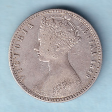 Great Britain. 1849 godless Florin..  F+ - Trace Lustre