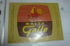 $.  GUATEMALA old vintage 1 beer label GALLO
