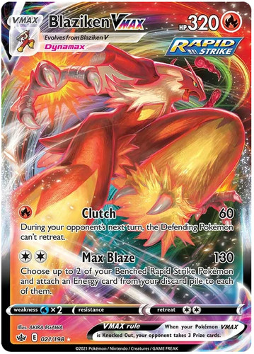 Blaziken VMAX (021/198) [Sword & Shield: Chilling Reign]