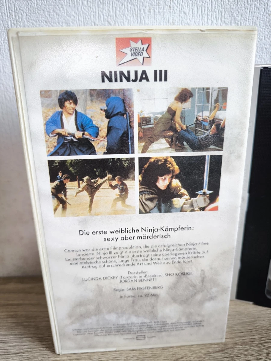 [VHS]  ►NINJA III: THE DOMINATION (1984)◀︎Lucinda Dickey