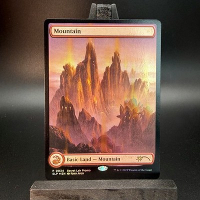 MTG Red Lotus Mountain ✨FOIL✨ by John Avon 🔥MagicCon EXCLUSIVE