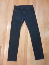 MOTHER Jean Denim - MR Straight Up The Joint Black Size 33 USA Made