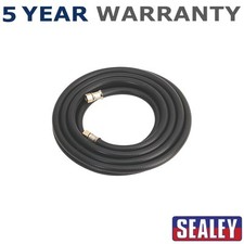 Image of Sealey Heavy-Duty Air Hose with 1/4"BSP Unions 5m x 8mm AH5RX
