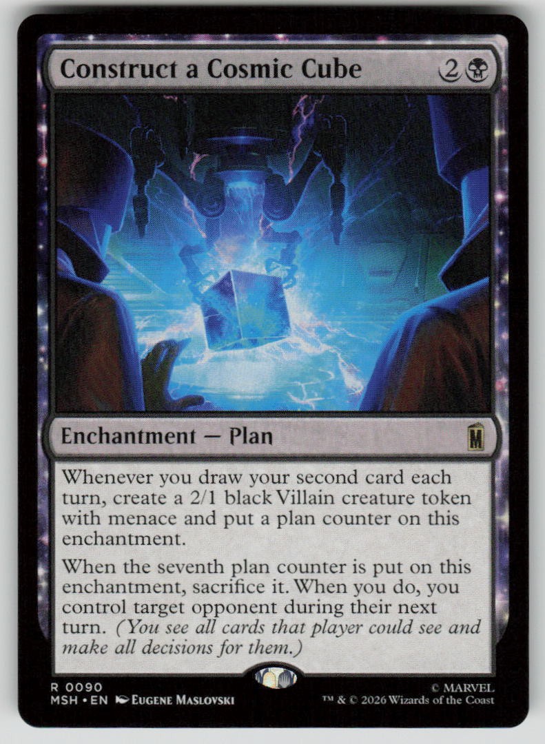 Construct a Cosmic Cube Rare Marvel Super Heroes 90 MTG Near Mint 2026