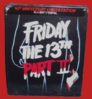 NEW RARE OOP FRIDAY THE 13TH PART 2 II 40TH STEELBOOK BLU RAY HORROR MOVIE 1981