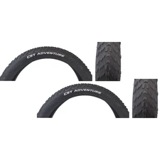 Pack of 2 Cst Premium Adventure 26x4.0 Wire TPI Bk/Blk