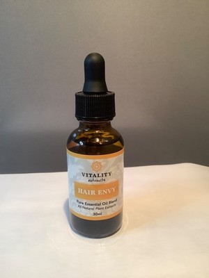 VITALITY EXTRACTS ~ HAIR ENVY ~ Pure Essential Oil Blend ~ 30ml w/ Dropper